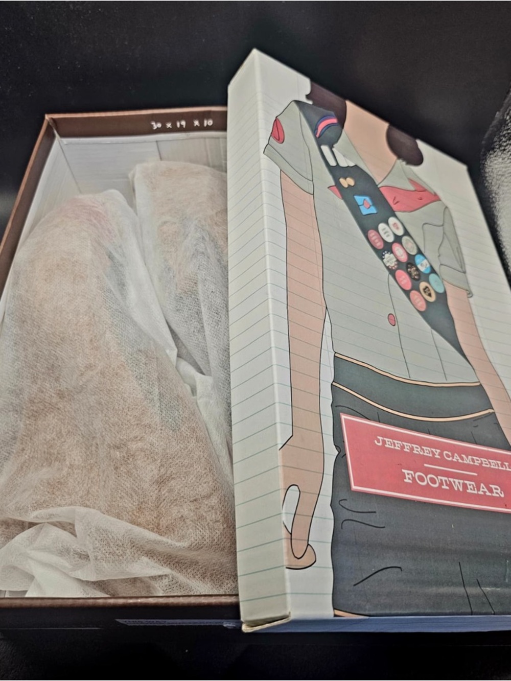 Jeffrey Campbell “This way” Suede shoes-Multicolor;size 8.5 New in Box;dust bag - Picture 8 of 9